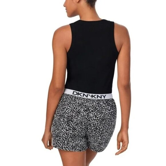 DKNY Women Set 2 Piece Outfit Clothing Set - Tank Top & Short Black Size: Medium - Picture 4 of 8